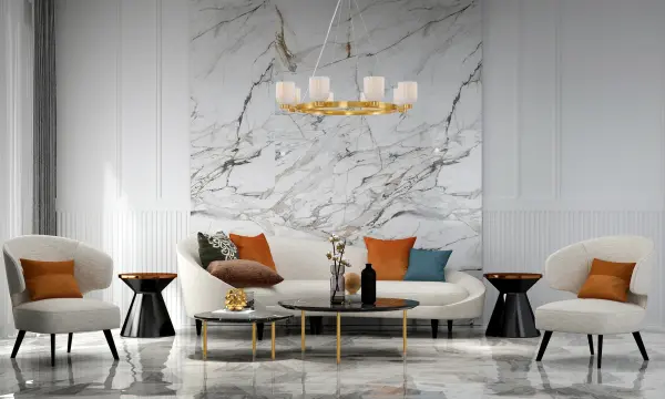 Isla Blanca 8-Light Chandelier in Warm Brass by Breegan Jane - Image 7
