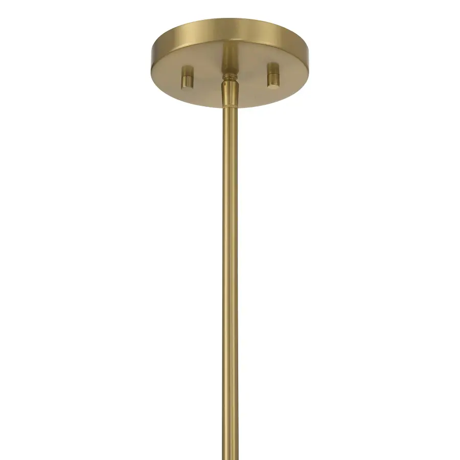 Denison 6-Light Chandelier in Warm Brass by Dann Foley - Image 6