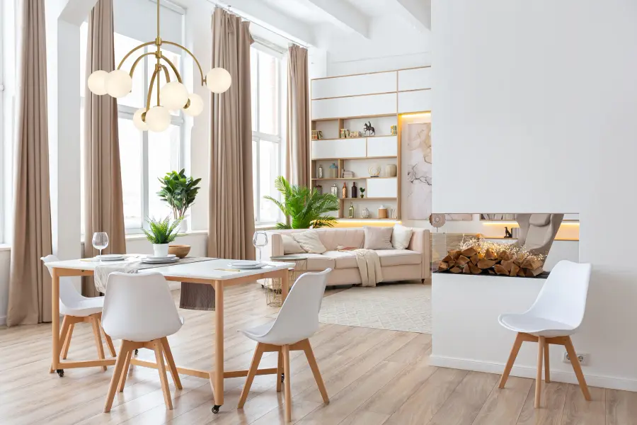 Marias Seven Light Chandelier in Warm Brass - Image 6