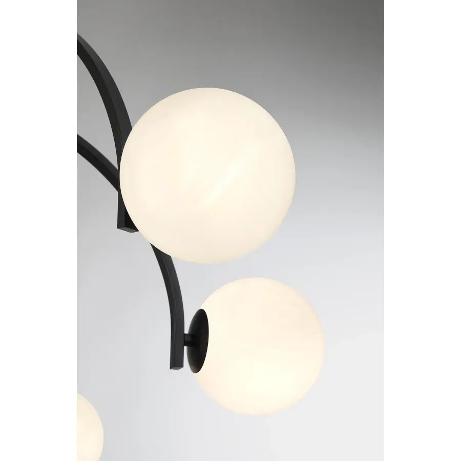 Marias 7-Light Chandelier in Matte Black - Image 6