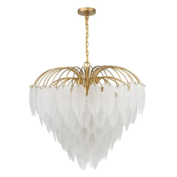 Boa 9-Light Chandelier in Warm Brass by Breegan Jane - Image 2