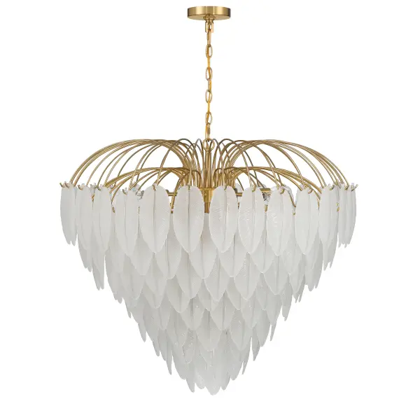 Boa 15-Light Chandelier in Warm Brass by Breegan Jane - Image 2