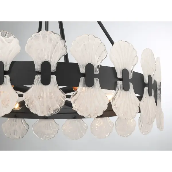 Bancroft 6-Light Chandelier in Matte Black - Image 6