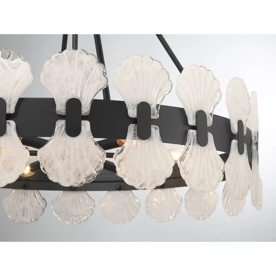 Bancroft 6-Light Chandelier in Matte Black - Image 6