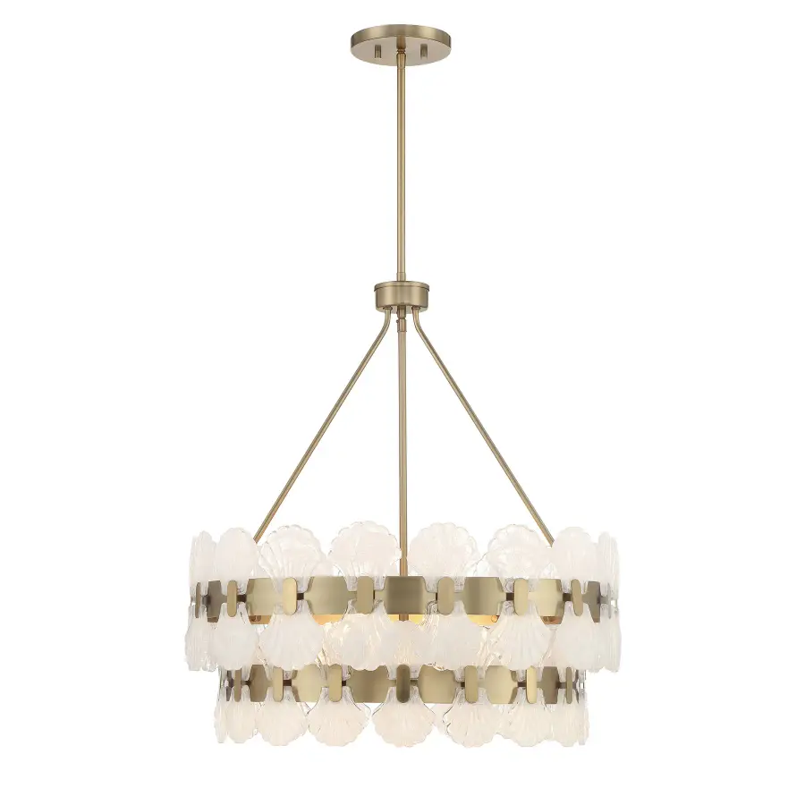Bancroft Five Light Chandelier in Noble Brass - Image 1