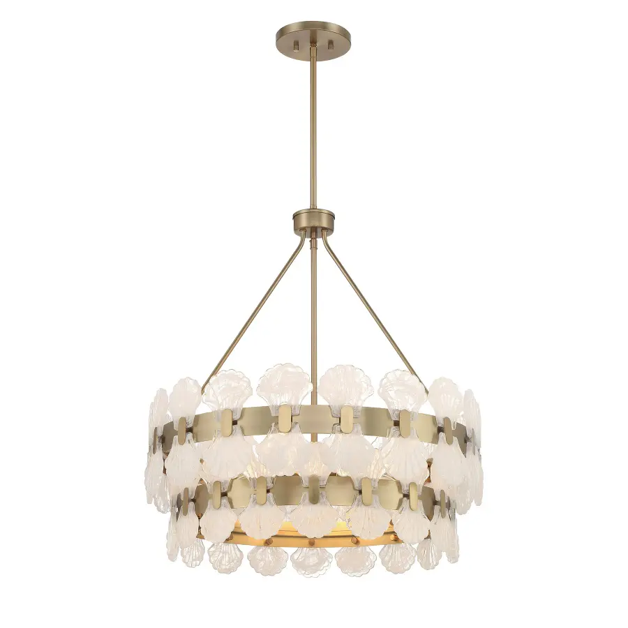 Bancroft Five Light Chandelier in Noble Brass - Image 3