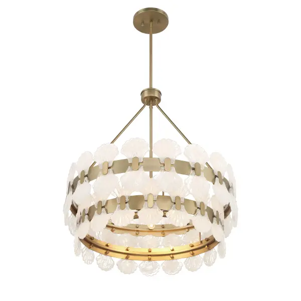 Bancroft Five Light Chandelier in Noble Brass - Image 4