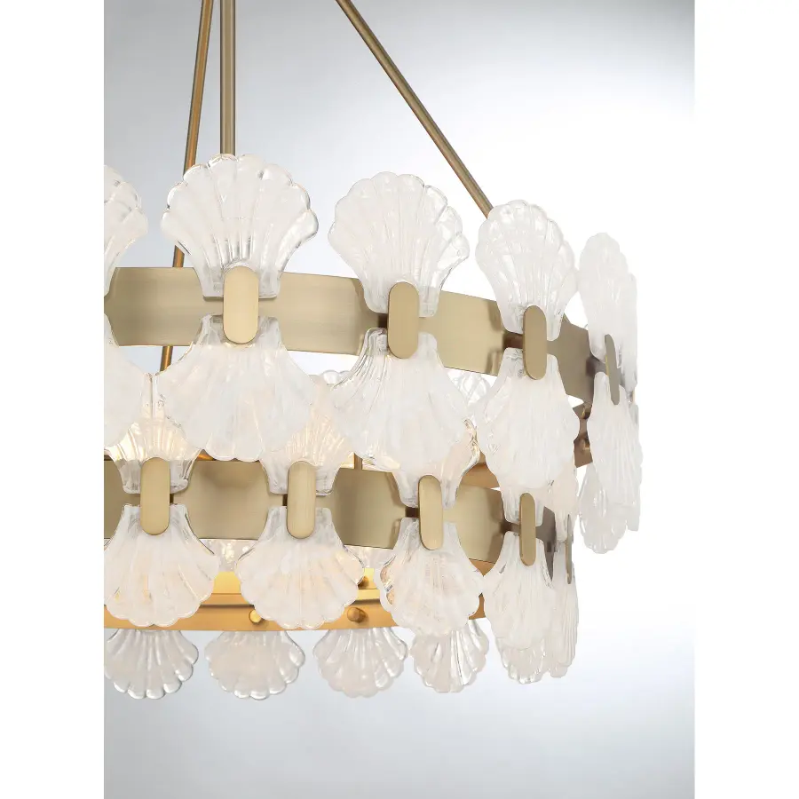 Bancroft Five Light Chandelier in Noble Brass - Image 7