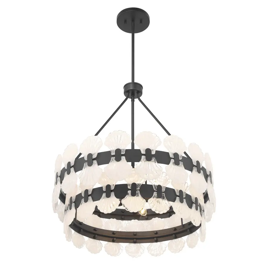 Bancroft 5-Light Chandelier in Matte Black - Image 4