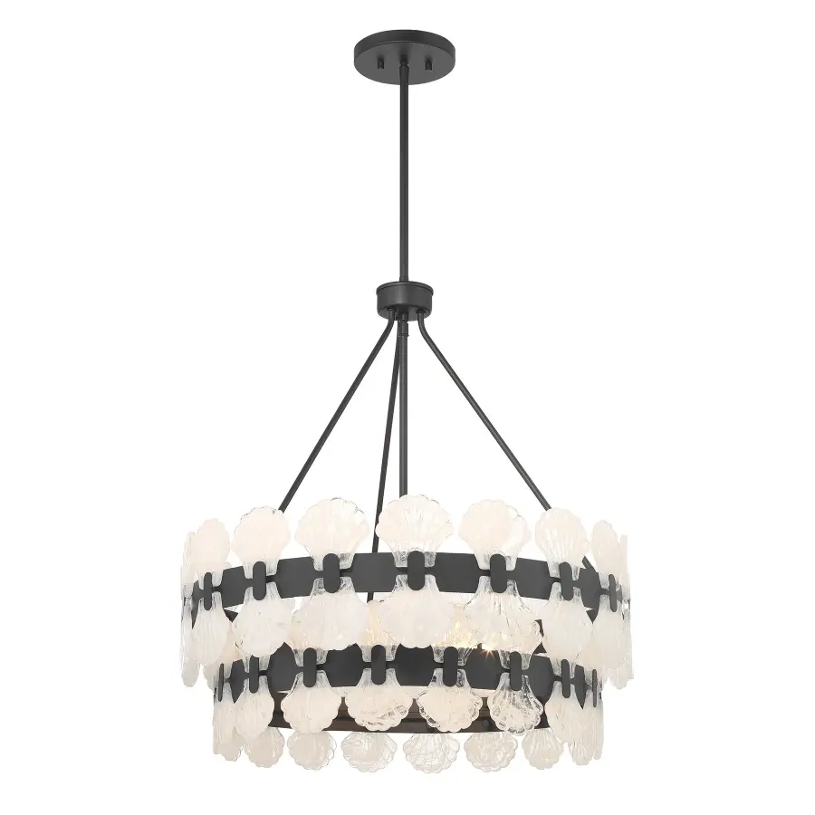 Bancroft 5-Light Chandelier in Matte Black - Image 5