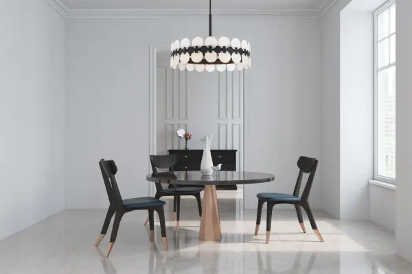 Boca 10-Light Chandelier in Matte Black - Image 7