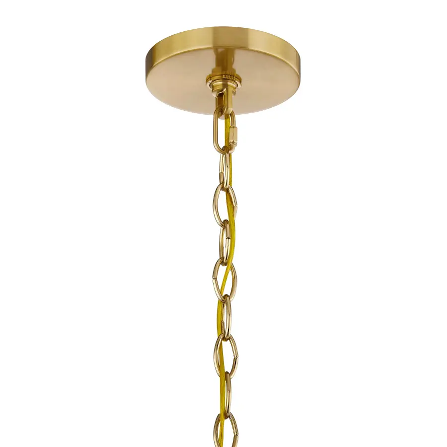 Ashbury 5-Light Chandelier in Warm Brass - Image 6