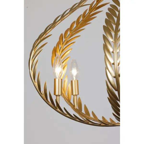 Atlas 6-Light Chandelier in Grecian Gold by Breegan Jane - Image 5