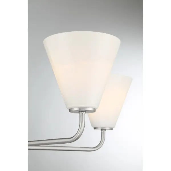 Blair 5-Light Chandelier in Satin Nickel - Image 6