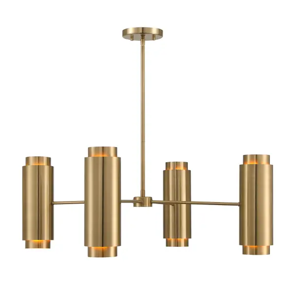 Lio 8-Light Chandelier in Noble Brass by Breegan Jane - Image 1