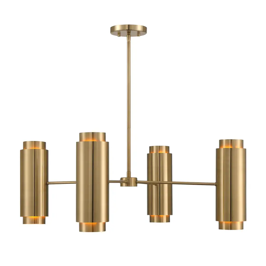 Lio 8-Light Chandelier in Noble Brass by Breegan Jane - Image 1