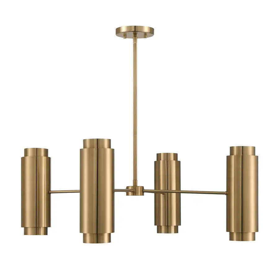 Lio 8-Light Chandelier in Noble Brass by Breegan Jane - Image 2