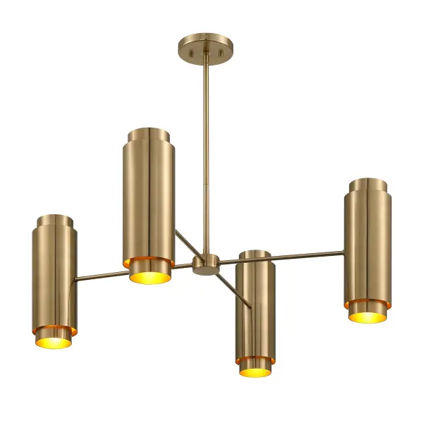 Lio 8-Light Chandelier in Noble Brass by Breegan Jane - Image 4