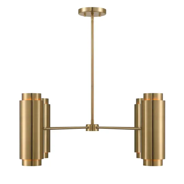 Lio 8-Light Chandelier in Noble Brass by Breegan Jane - Image 5