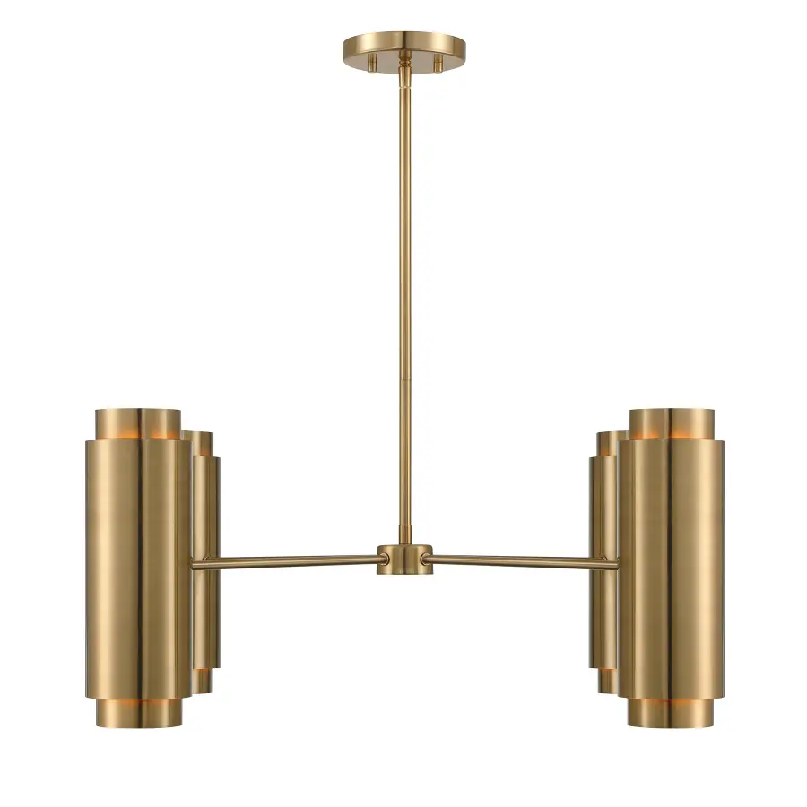 Lio 8-Light Chandelier in Noble Brass by Breegan Jane - Image 5