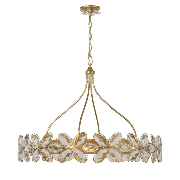 Marbella 14-Light Chandelier in Gold Shimmer by Breegan Jane - Image 1