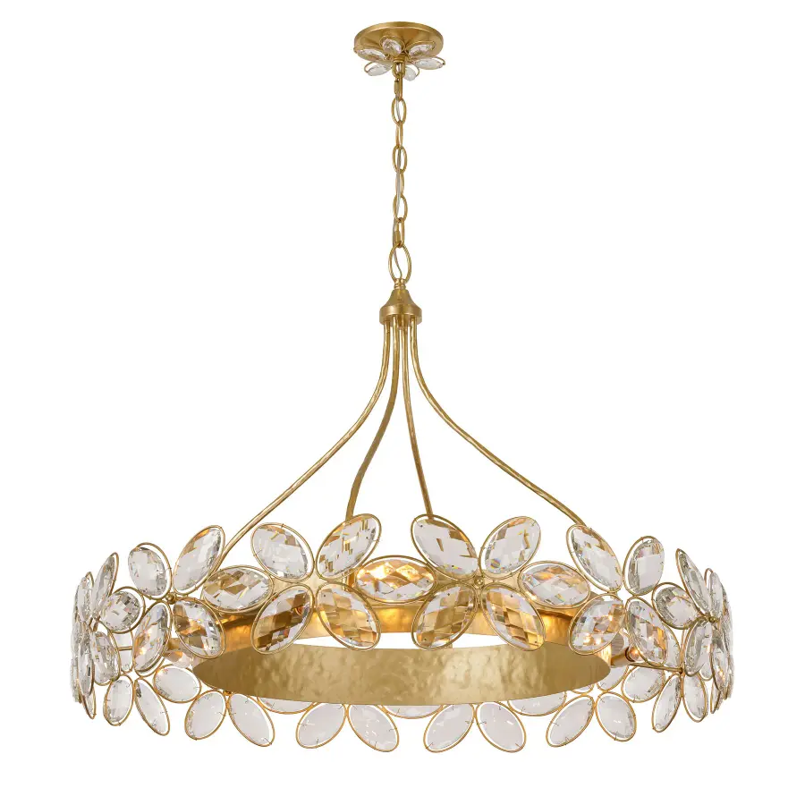Marbella 14-Light Chandelier in Gold Shimmer by Breegan Jane - Image 3