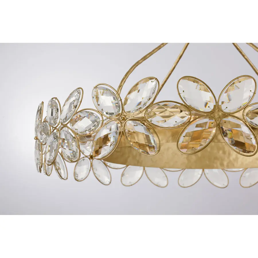 Marbella 14-Light Chandelier in Gold Shimmer by Breegan Jane - Image 6
