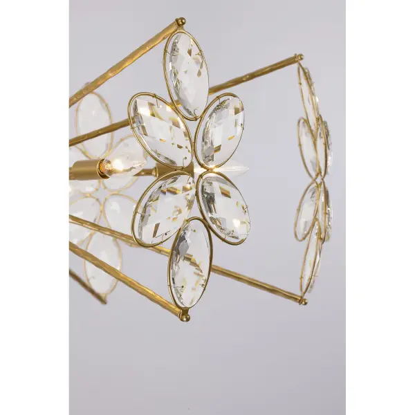 Marbella 6-Light Chandelier in Gold Shimmer by Breegan Jane - Image 5