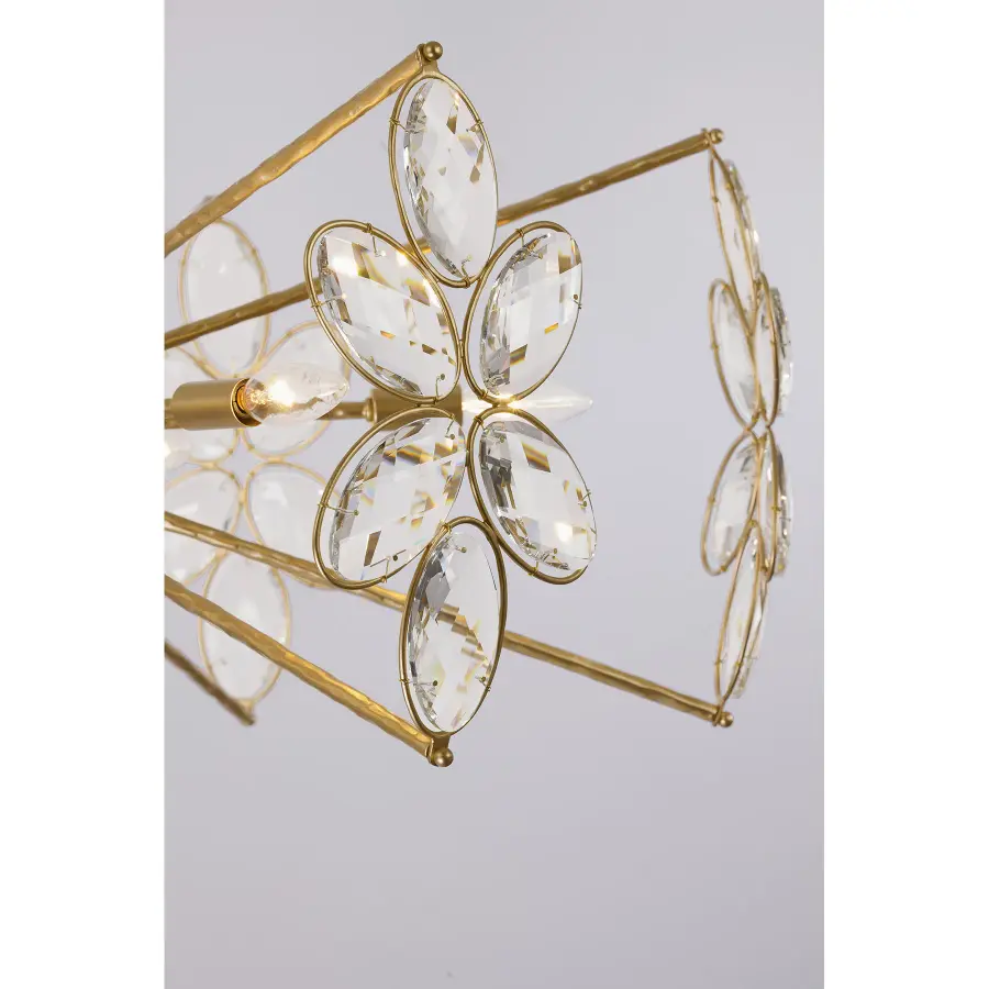 Marbella 6-Light Chandelier in Gold Shimmer by Breegan Jane - Image 5