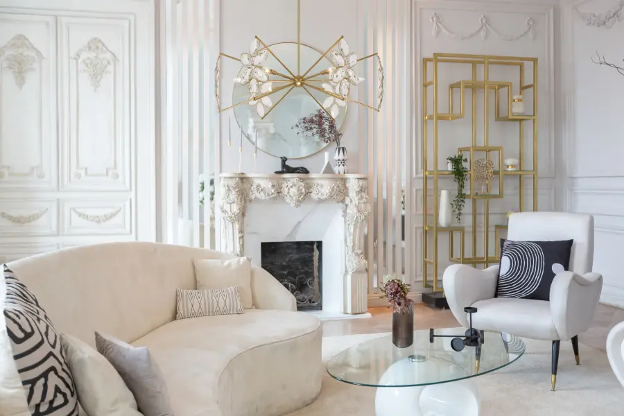 Marbella 6-Light Chandelier in Gold Shimmer by Breegan Jane - Image 8