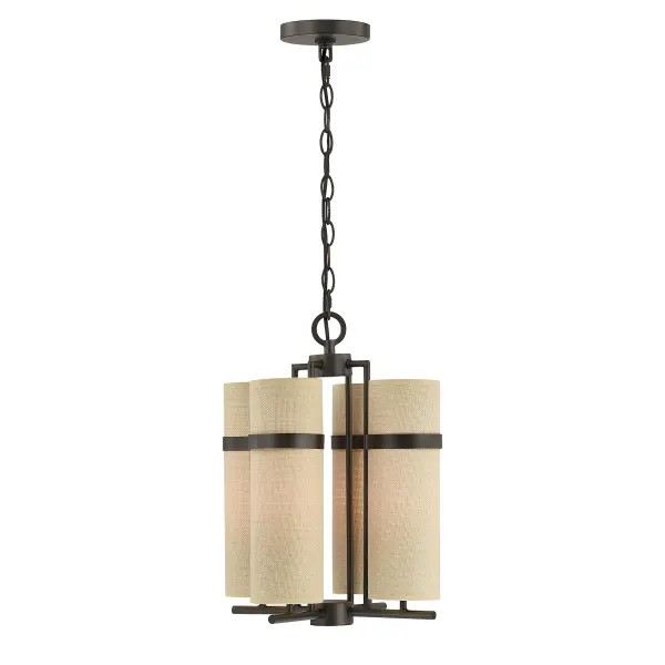 Weston 4-Light Chandelier in Mediterranean Bronze by Dann Foley