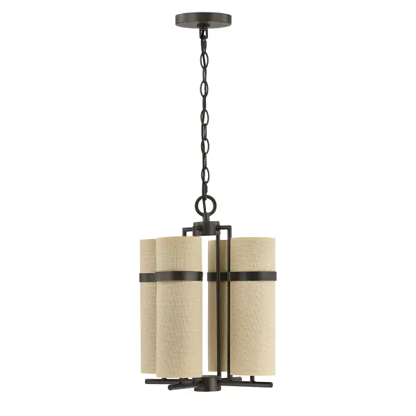 Weston 4-Light Chandelier in Mediterranean Bronze by Dann Foley - alternate view