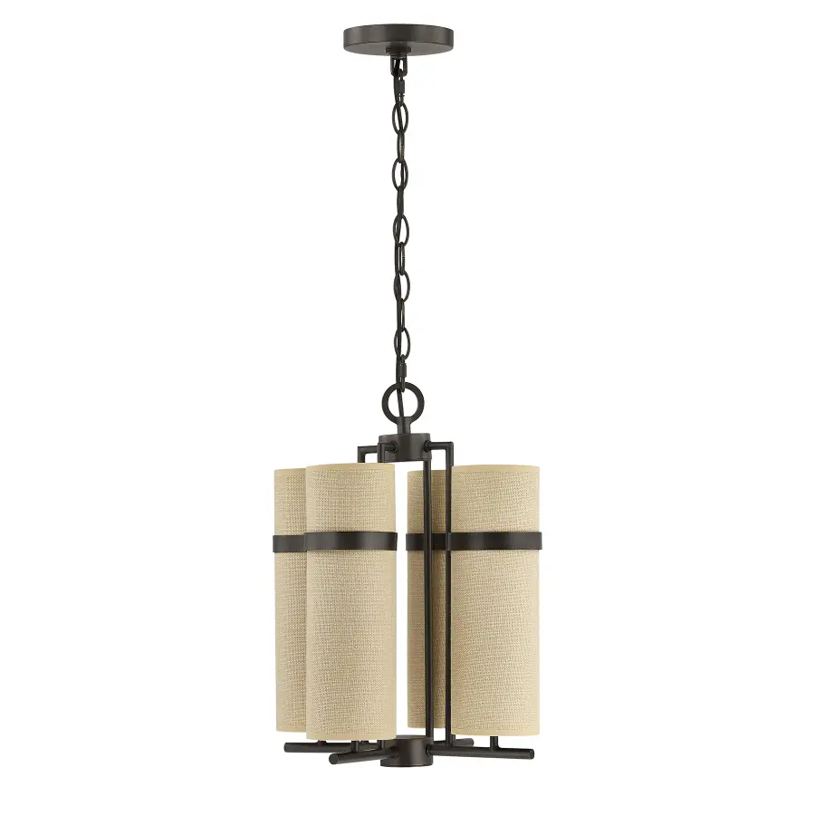 Weston 4-Light Chandelier in Mediterranean Bronze by Dann Foley - Image 2