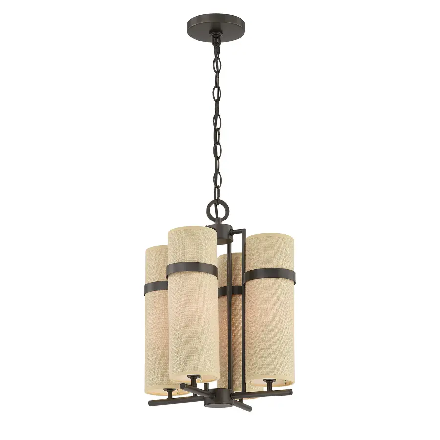Weston 4-Light Chandelier in Mediterranean Bronze by Dann Foley - Image 3