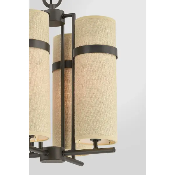 Weston 4-Light Chandelier in Mediterranean Bronze by Dann Foley - Image 7