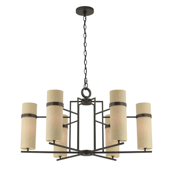 Weston 6-Light Chandelier in Mediterranean Bronze by Dann Foley - Image 3