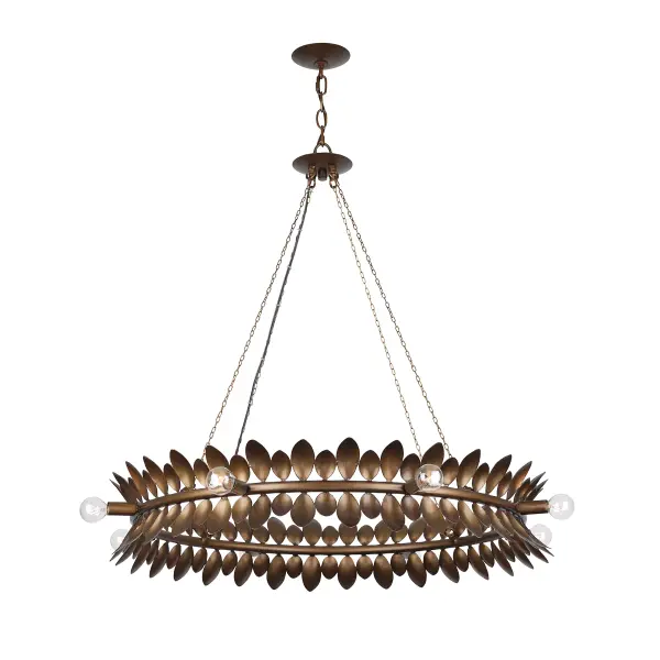 Heiress 8-Light Chandelier in Patinated Bronze by Breegan Jane - Image 3
