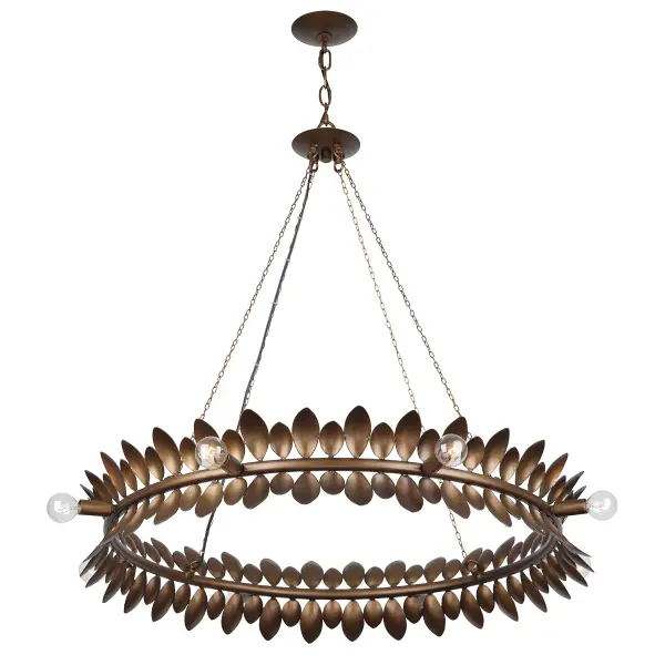 Heiress 8-Light Chandelier in Patinated Bronze by Breegan Jane - Image 4