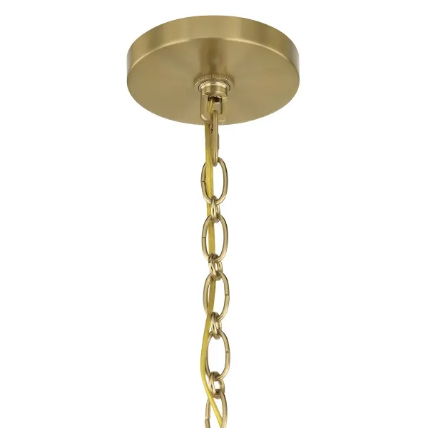 Wilkes 9-Light Chandelier in Warm Brass by Dann Foley - Image 5