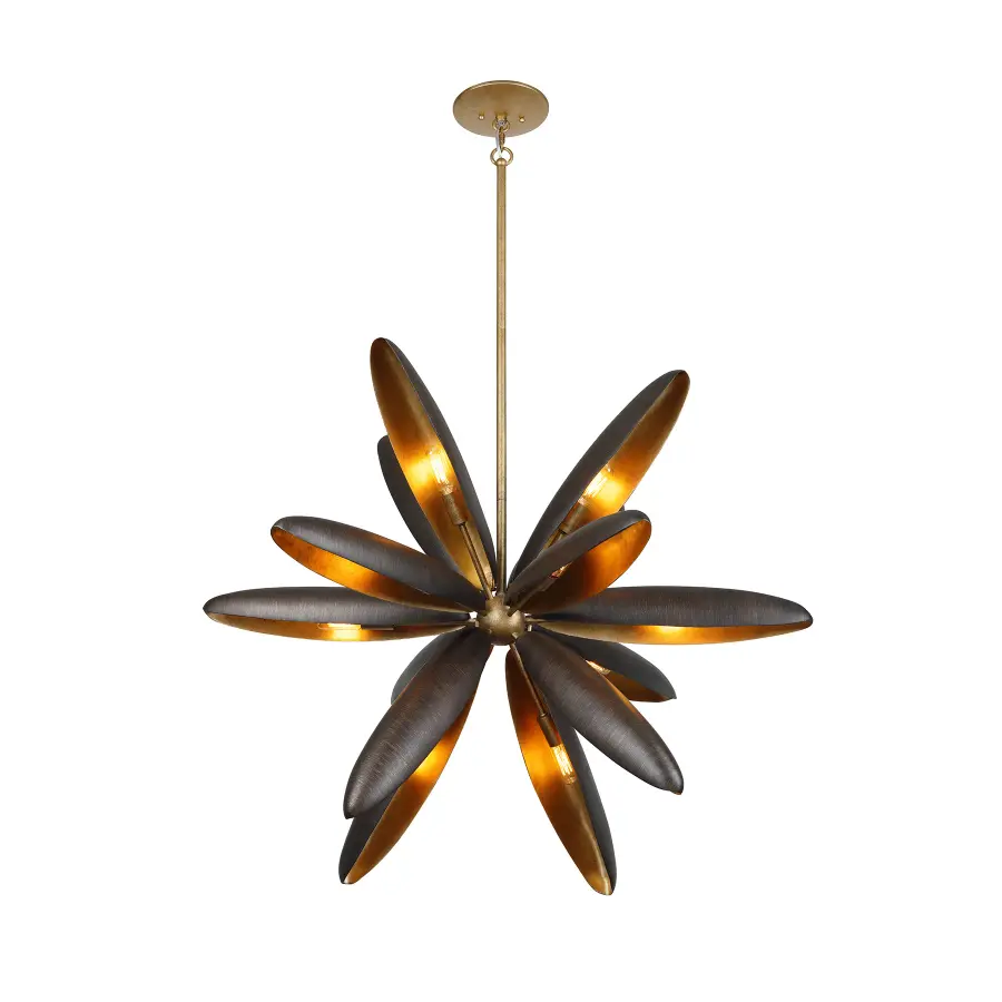 Estrella Del Mar 14-Light Chandelier in Centura with Burnished Gold by Breegan Jane - Image 3