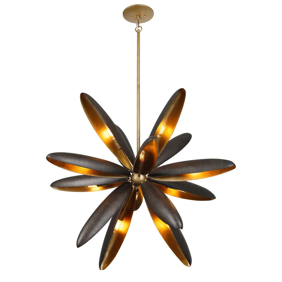 Estrella Del Mar 14-Light Chandelier in Centura with Burnished Gold by Breegan Jane - Image 4