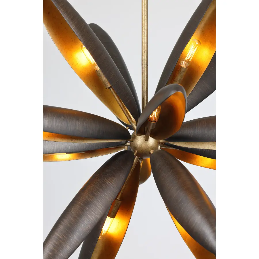 Estrella Del Mar 14-Light Chandelier in Centura with Burnished Gold by Breegan Jane - Image 5