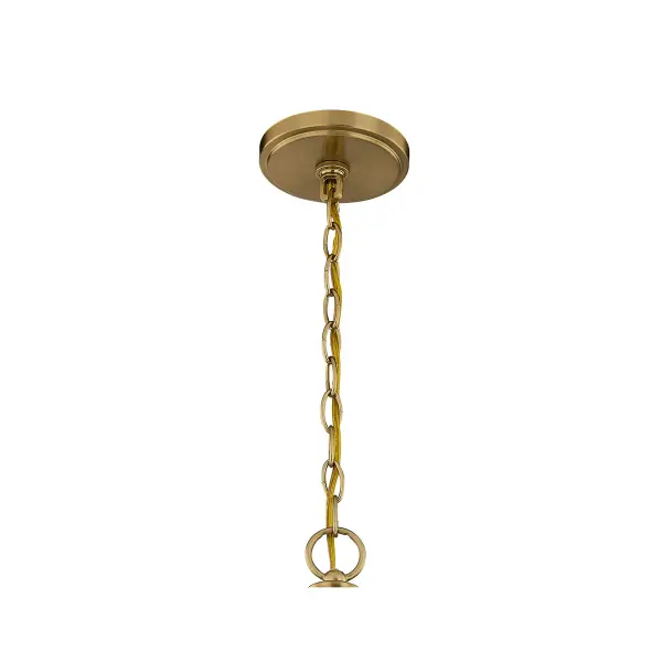 Octave 5-Light Chandelier in Warm Brass - Image 6