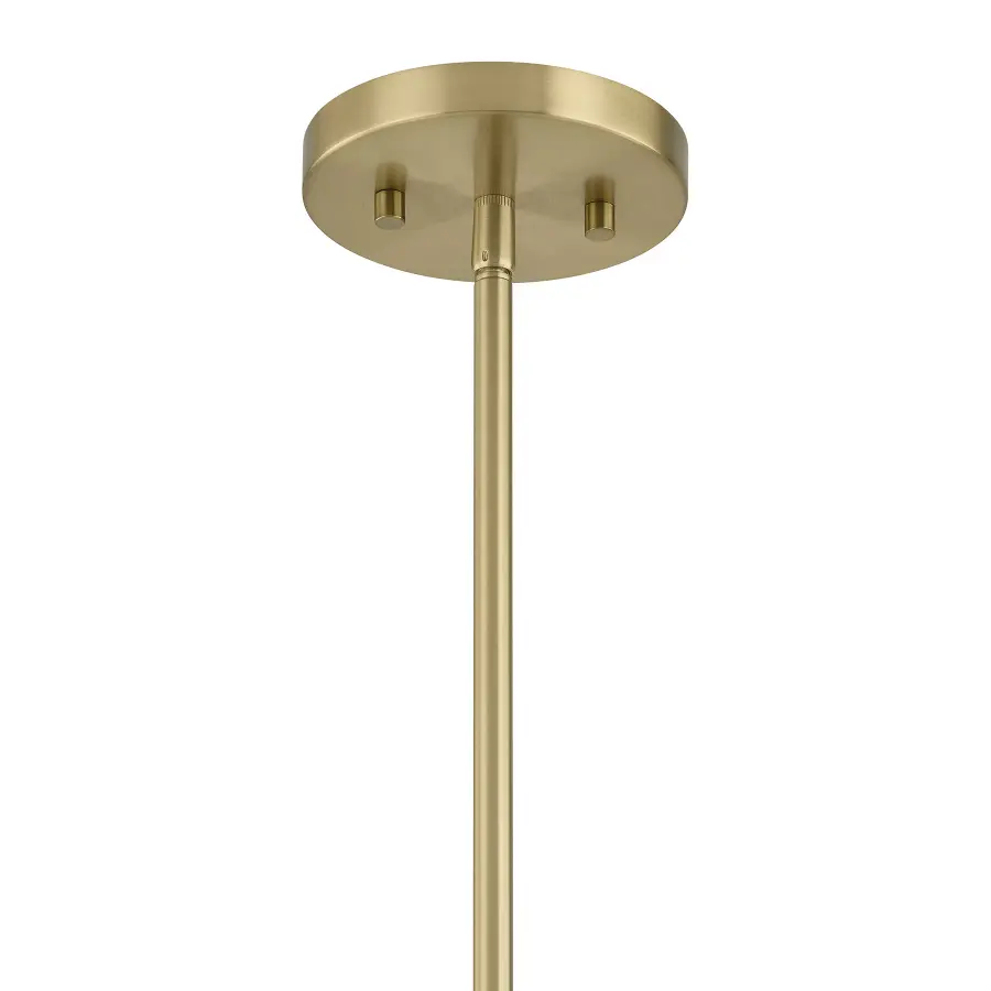 Rosa 6-Light Chandelier in Noble Brass - Image 6