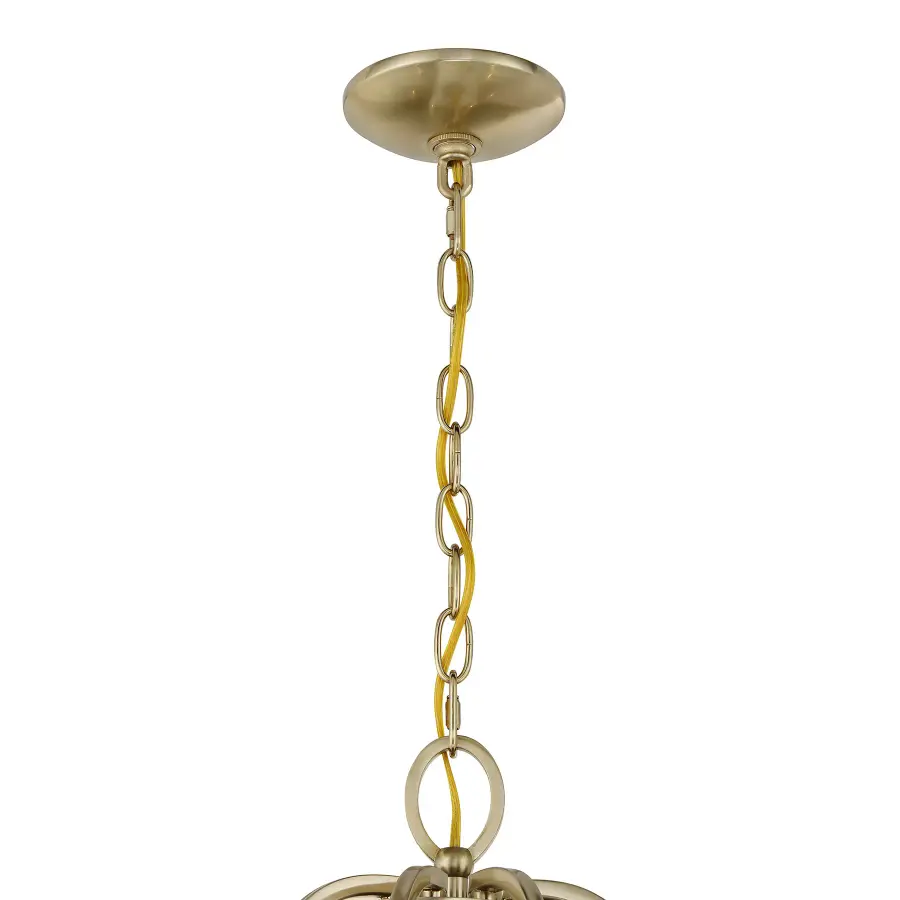 Lombard 8-Light Chandelier in Noble Brass - Image 6