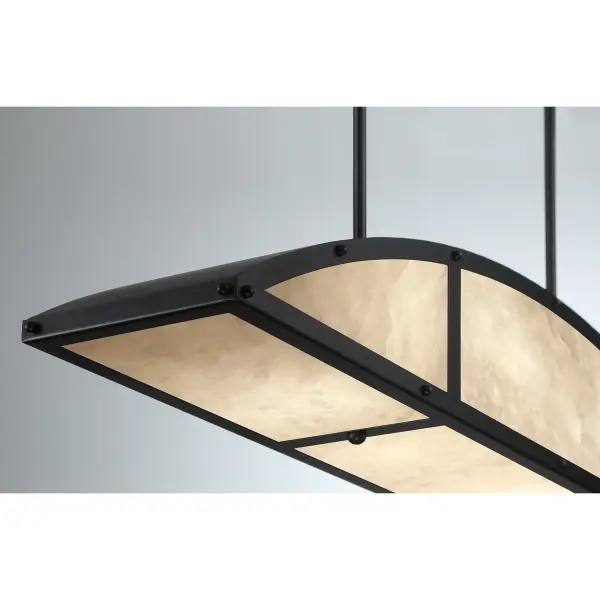 Legacy 4-Light Linear Chandelier in Matte Black by Breegan Jane - Image 6