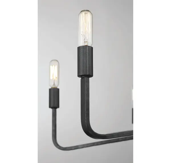 Salem 8-Light Chandelier in Forged Iron - Image 6