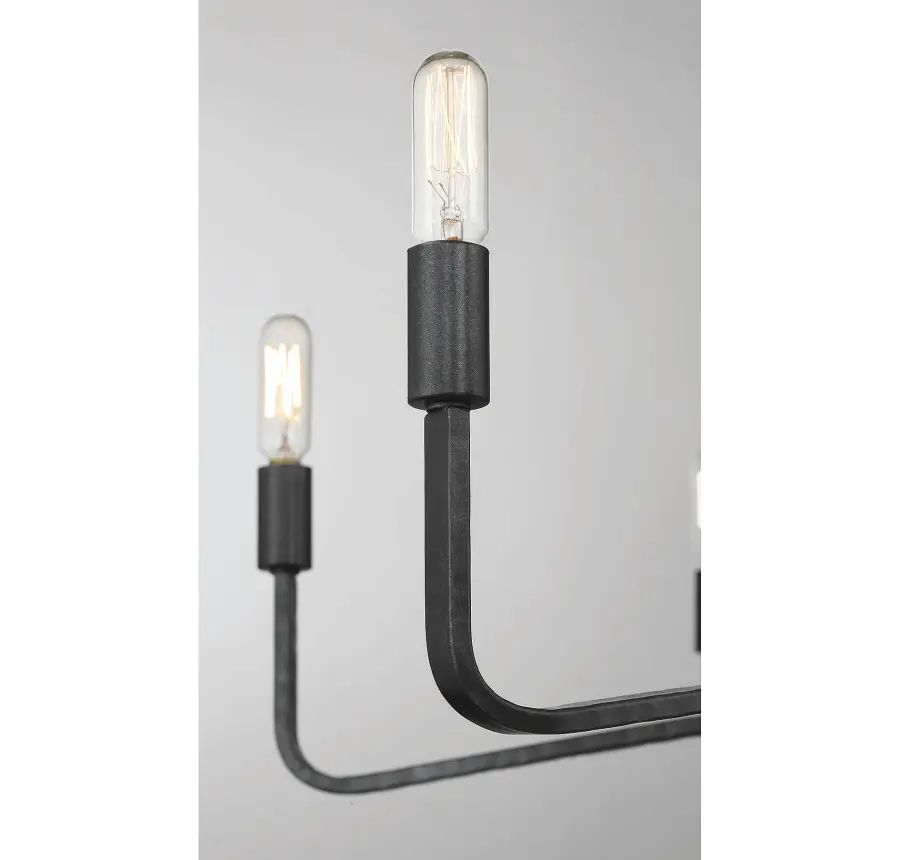Salem 8-Light Chandelier in Forged Iron - Image 6