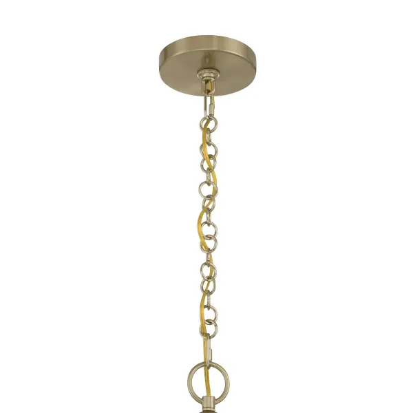 Jeanette 4-Light Chandelier in Noble Brass - Image 6