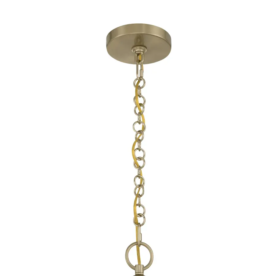 Jeanette 4-Light Chandelier in Noble Brass - Image 6